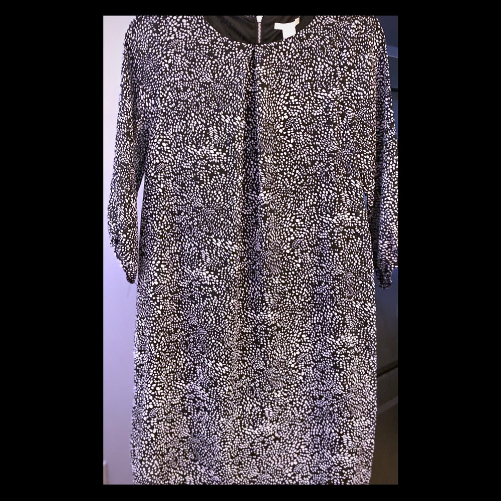 Lovely georgette fully lined knee length dress.